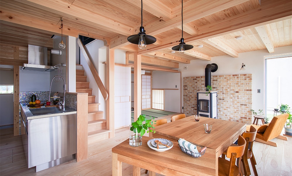 昔ながらの風情を大切にした、やさしい印象のダイニング