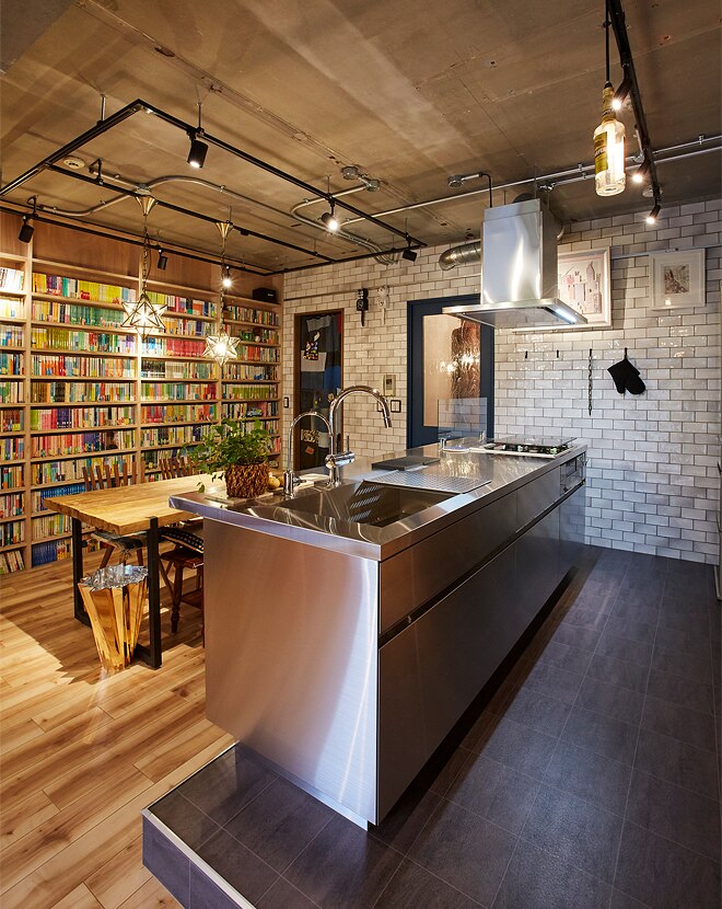 おうち図書館×大人の秘密基地リノベ