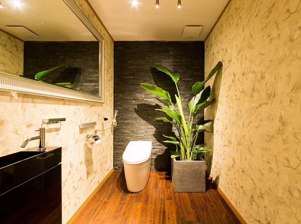 リノベでエレガントに生まれ変わったトイレ