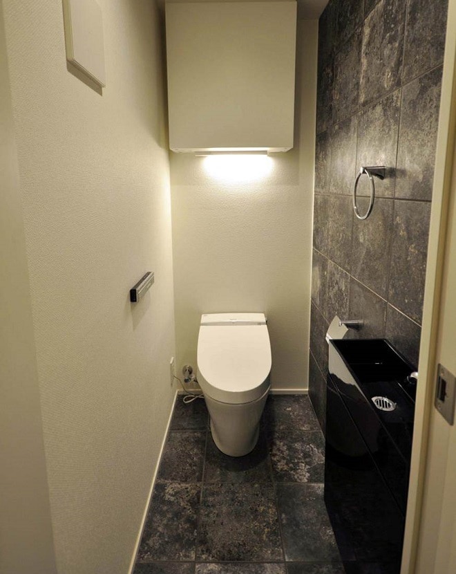 築46年のビンテージマンションのトイレスペース