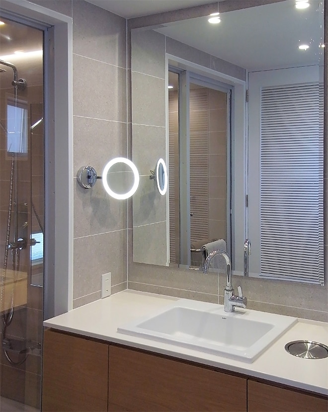 LED拡大鏡｜ミラー（鏡）｜洗面所・水回りの通販｜ミラタップ（旧