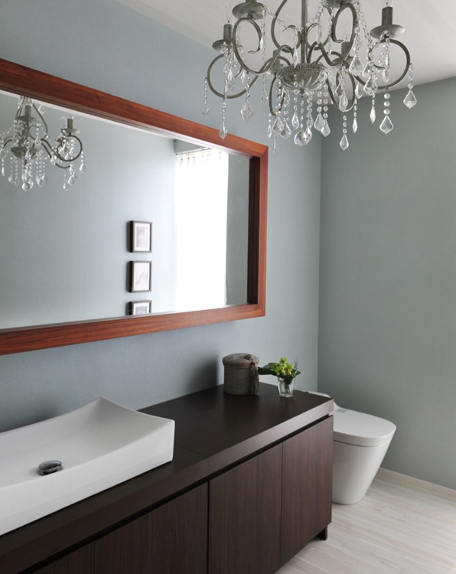 名古屋フォトスタジオの洗面スペース