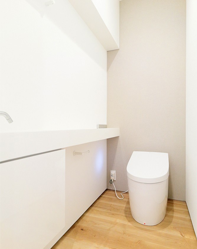 サンワカンパニー　レプト手洗台壁付ホワイト レプトカウンター｜手洗台｜洗面スペース・水まわりの通販｜ミラタップ