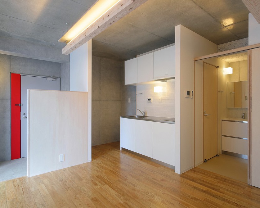 明るく開放的なキッチンスペース