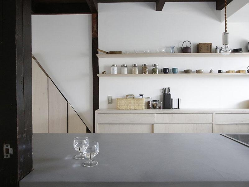 風通しの良い開放感のあるキッチン