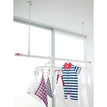 エアフープ ホワイト×グレー+ランドリーポール Lセット