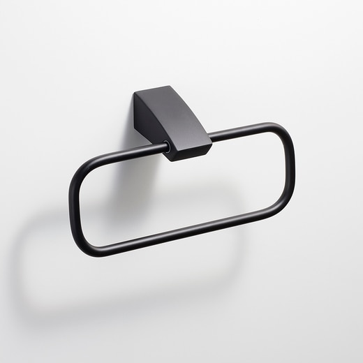 ソリッド タオルリング マットブラック(BA08039)｜洗面所・水回りの