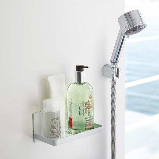 マグネットバスルームラック ホワイト(BA19139)｜洗面所・水回りの通販