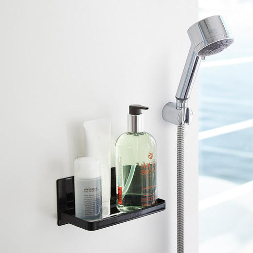 マグネットバスルームラック ブラック(BA19149)｜洗面所・水回りの通販