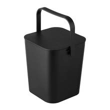 フタ付バケツ12L ブラック