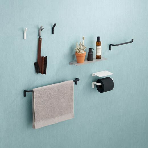 スクリブ タオルバー ブラック W450(BA21019)｜洗面所・水回りの通販