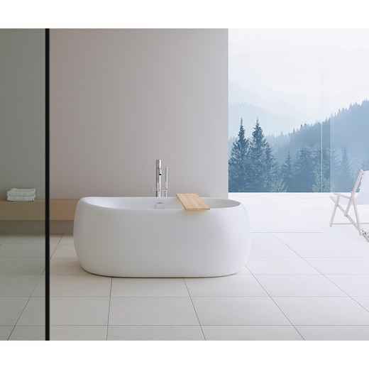 オフリー ピロー ホワイト(BT14021S)｜浴室（風呂・バスルーム