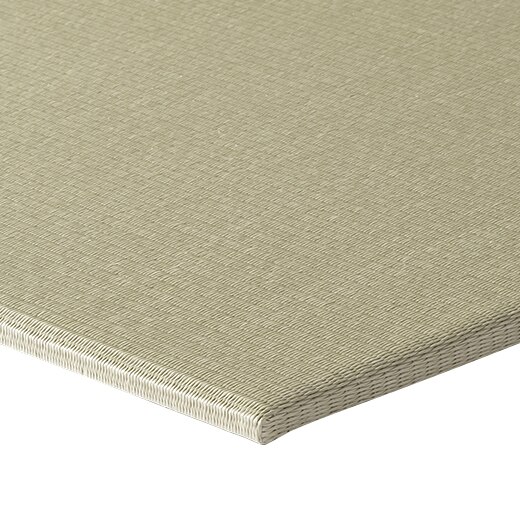 小口の様子（厚み14mm）※写真カラー： リーフグリーン