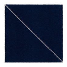 WOOLTILE ネイビー スラッシュ（ライン：グレー）