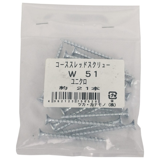 木根太固定用 コーススレッドスクリュー 21本入り