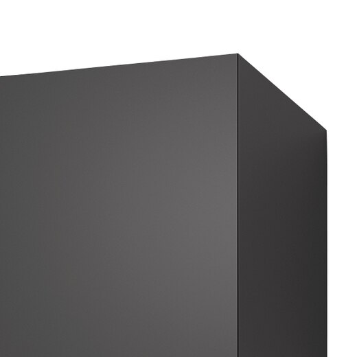 エスティコ ウォールキャビネットW750/ブラック/両開き/左不燃 