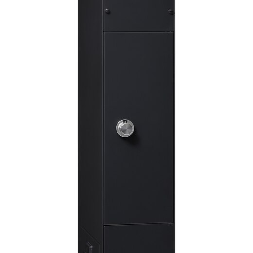 オスポール宅配BOX ポスト取出し右吊元 マットブラック(EX07121)｜門柱 