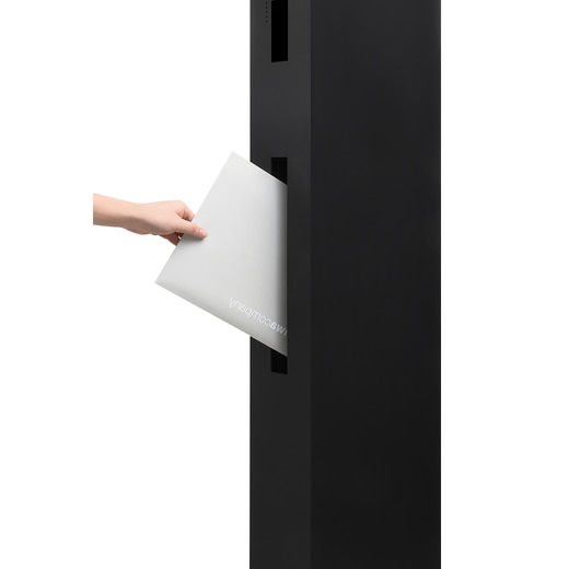 投入口扉の様子