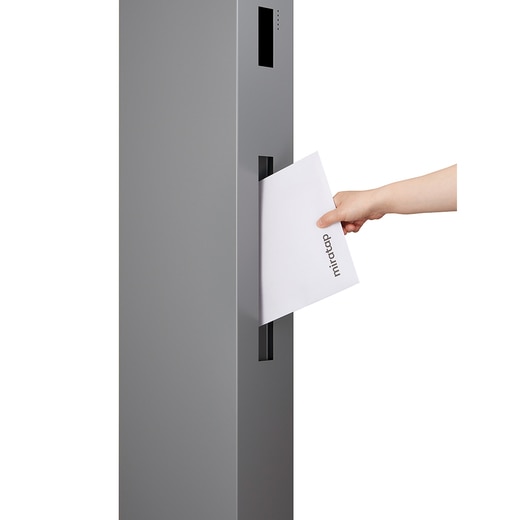 投入口扉の様子