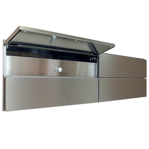 投入扉を開いた状態