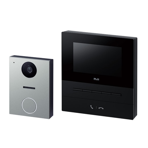 INA2012様　65枚 Nasta Interphone2 ブラック×シルバー(EX11069)｜エクステリア（外構