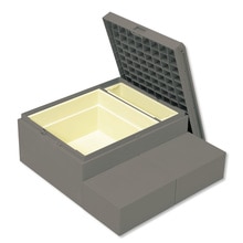 HOUSESTEP Rタイプ 収納2個 取手 スモークグレー