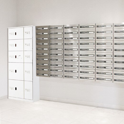 屋内型 宅配BOX 上段用3段(捺印付)(EX13169)｜エクステリア（外構