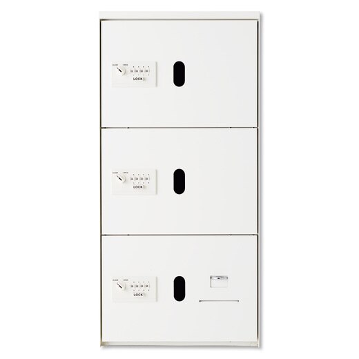 屋内型 宅配BOX 上段用3段(捺印付)(EX13169)｜エクステリア（外構