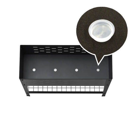 栽培計画に合わせて底板に排水キャップを取り付けできます。