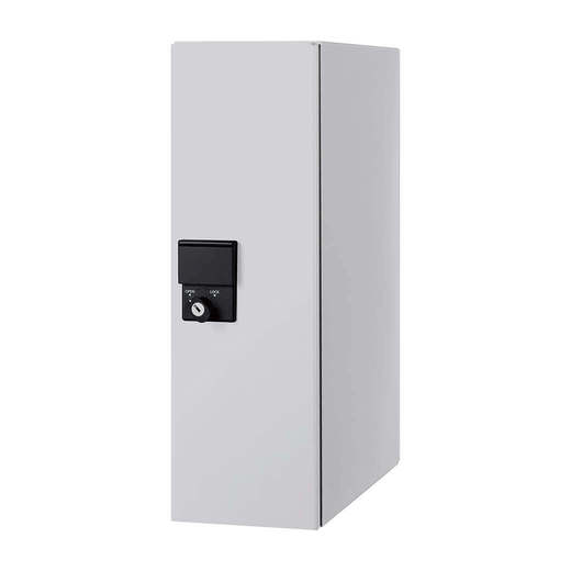 クオール門柱ユニット 照明有インターホン仕様右勝手 グレー