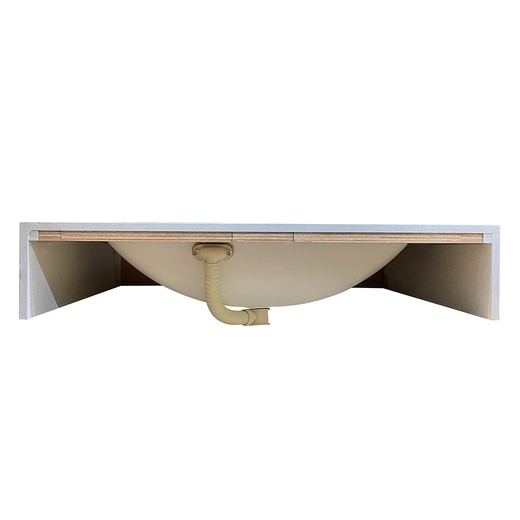 設置面の様子(写真：ソフトコンクリートW750です。）