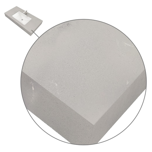 天板は約90％が天然の鉱物で構成されているため、若干の色のバラツキや小さい黒点・斑などが発生することがあります。