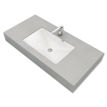 フィオレット W1200 両側面化粧 ソフトコンクリート/センターボウル/ブラケット付