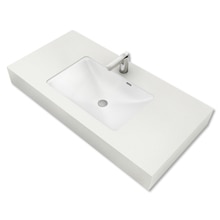 フィオレット W1200 両側面化粧 スノー/センターボウル/ブラケット付