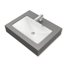 フィオレット W750 両側面化粧 コンクリート/センターボウル/ブラケット付