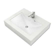 フィオレット W750 両側面化粧 スノー/センターボウル/ブラケット付