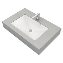 フィオレット W900 両側面化粧 ソフトコンクリート/センターボウル/ブラケット付