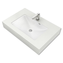 フィオレット W900 両側面化粧 スノー/センターボウル/ブラケット付