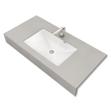 フィオレット W1200 側面化粧無し コンクリート/センターボウル