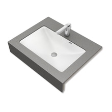 フィオレット W750 側面化粧無し コンクリート/センターボウル/ブラケット付