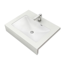 フィオレット W750 側面化粧無し スノー/センターボウル/ブラケット付