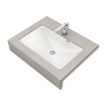 フィオレット W750 側面化粧無し ソフトコンクリート/センターボウル/ブラケット付