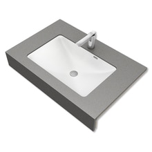 フィオレット W900 側面化粧無し コンクリート/センターボウル/ブラケット付