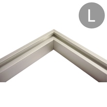 albase 巾木入隅部材Ｌ シルバー