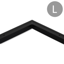 albase 巾木入隅部材L ブラック