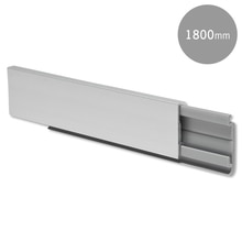 fitbase 後付けアルミ巾木 シルバー 1800