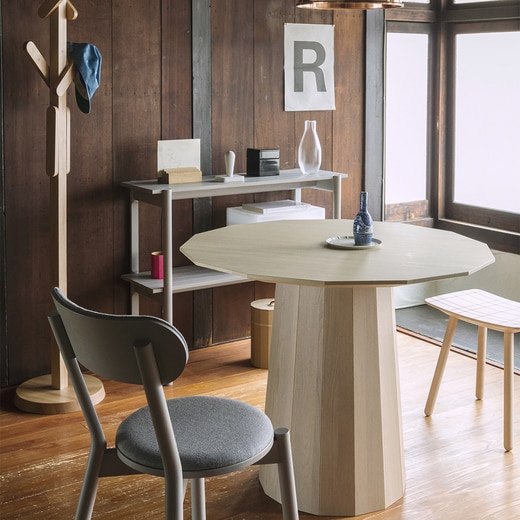 COLOUR WOOD DINING 95 PLAIN(ペールナチュラル)(FU21139)｜インテリア 