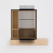 Kumiko Cabinet スミ+Hinoki