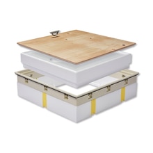 フチなし高気密型床下点検口 FUCHINE 高断熱型