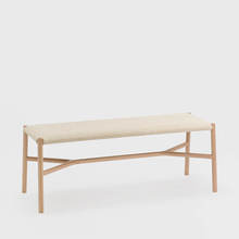 Ariake Bench ホワイト×アイボリー